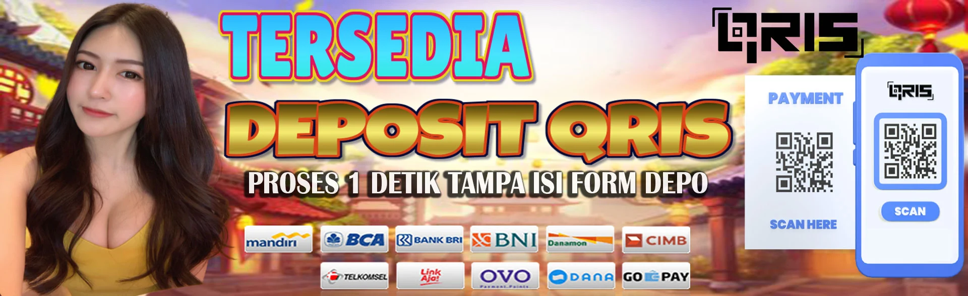 Deposit Qris Lebih Mudah 1 Detik Proses