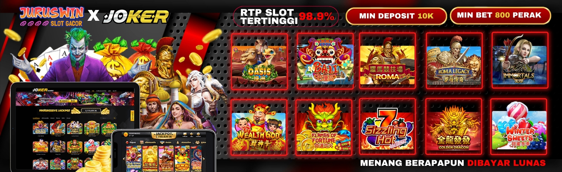 Juruswin Slot Gacot Joker Gaming Rtp Tertinggi